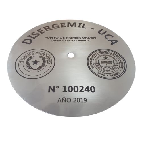 Corte y Grabado Laser de Placa de Acero Inox